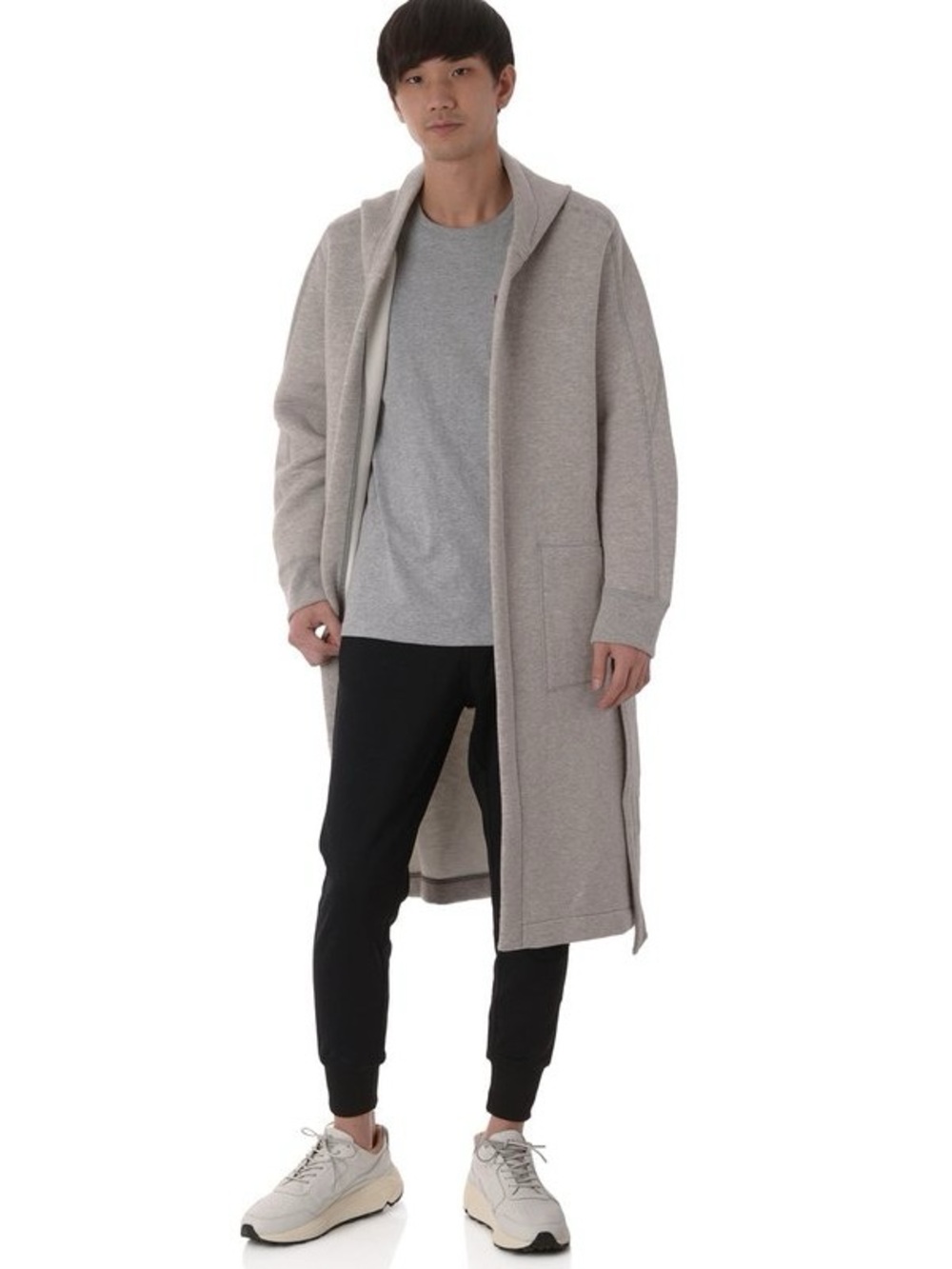 Wings + Horns x Ace Hotel Organic Cotton Hooded Robe - Made in Canada O/S